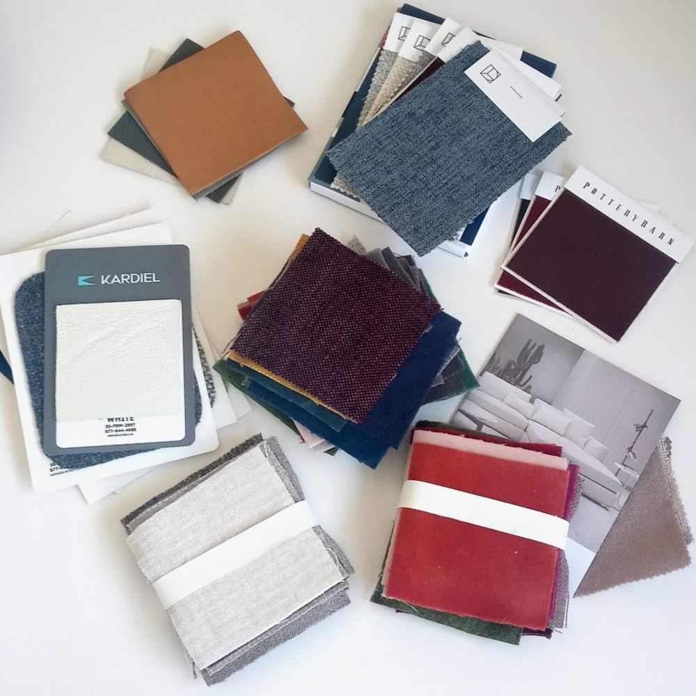 Huge Lot of Fabric Swatches Kardiel Pottery Barn Interior Define Rove Concepts